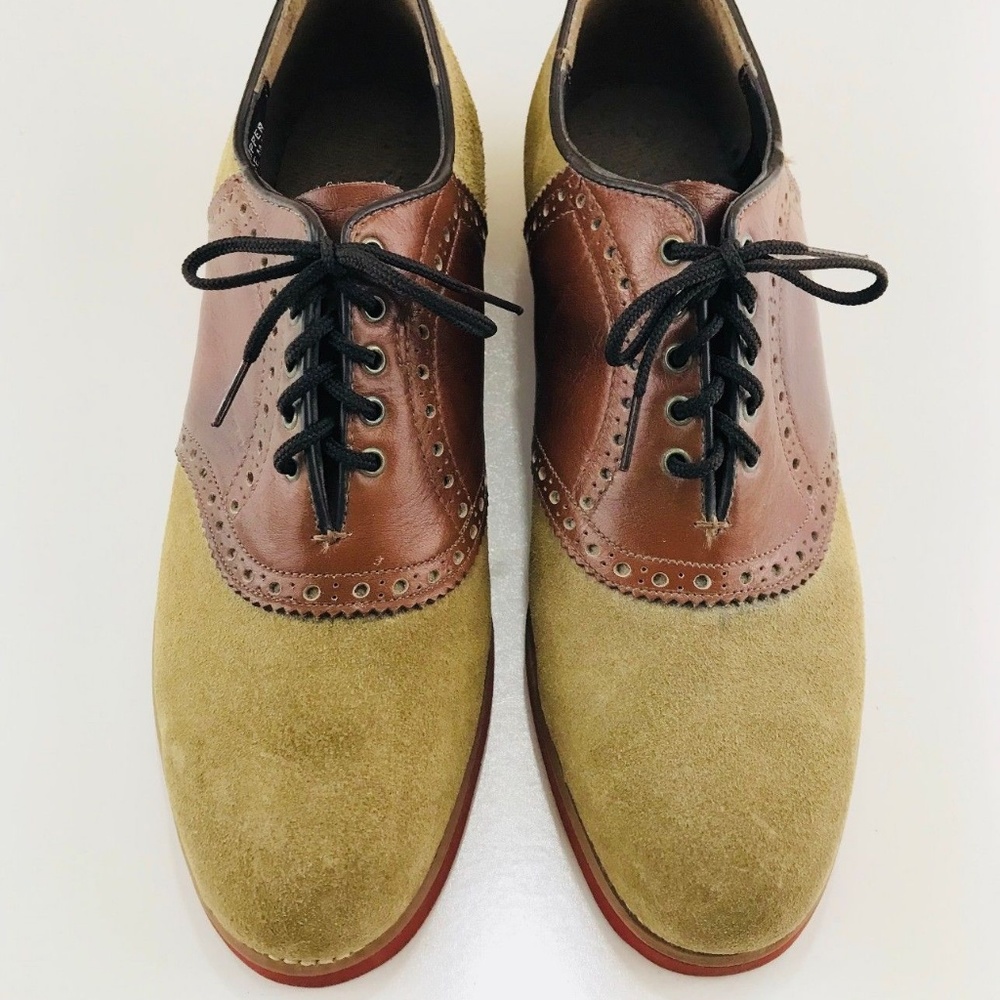 Lehigh Vintage Mens Suede Oxford Steel Toe Shoe